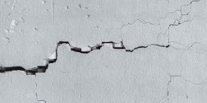 cracked drywall