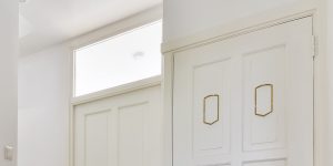 door is uneven at the top