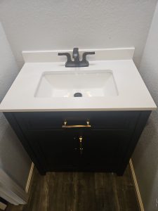 Vanity and Baseboard Installation in Lincoln