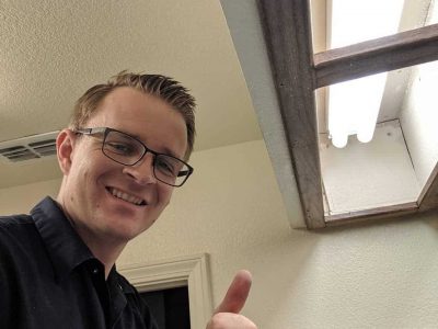 honest lee handyman replacing light fixture in roseville