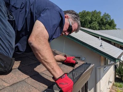 gutter guard installation